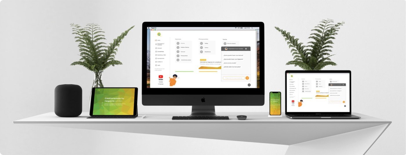 SigPyme en un iMac, un iPad, un iPhone y un MacBook